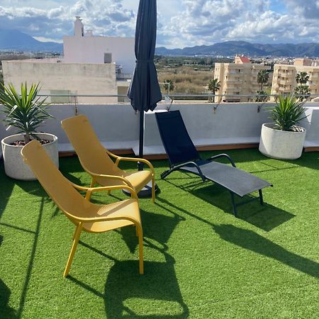 Apartamento A 100 Metros De La Playa Con Grande Terraza Y Vistas Al Mar Daimus Kültér fotó