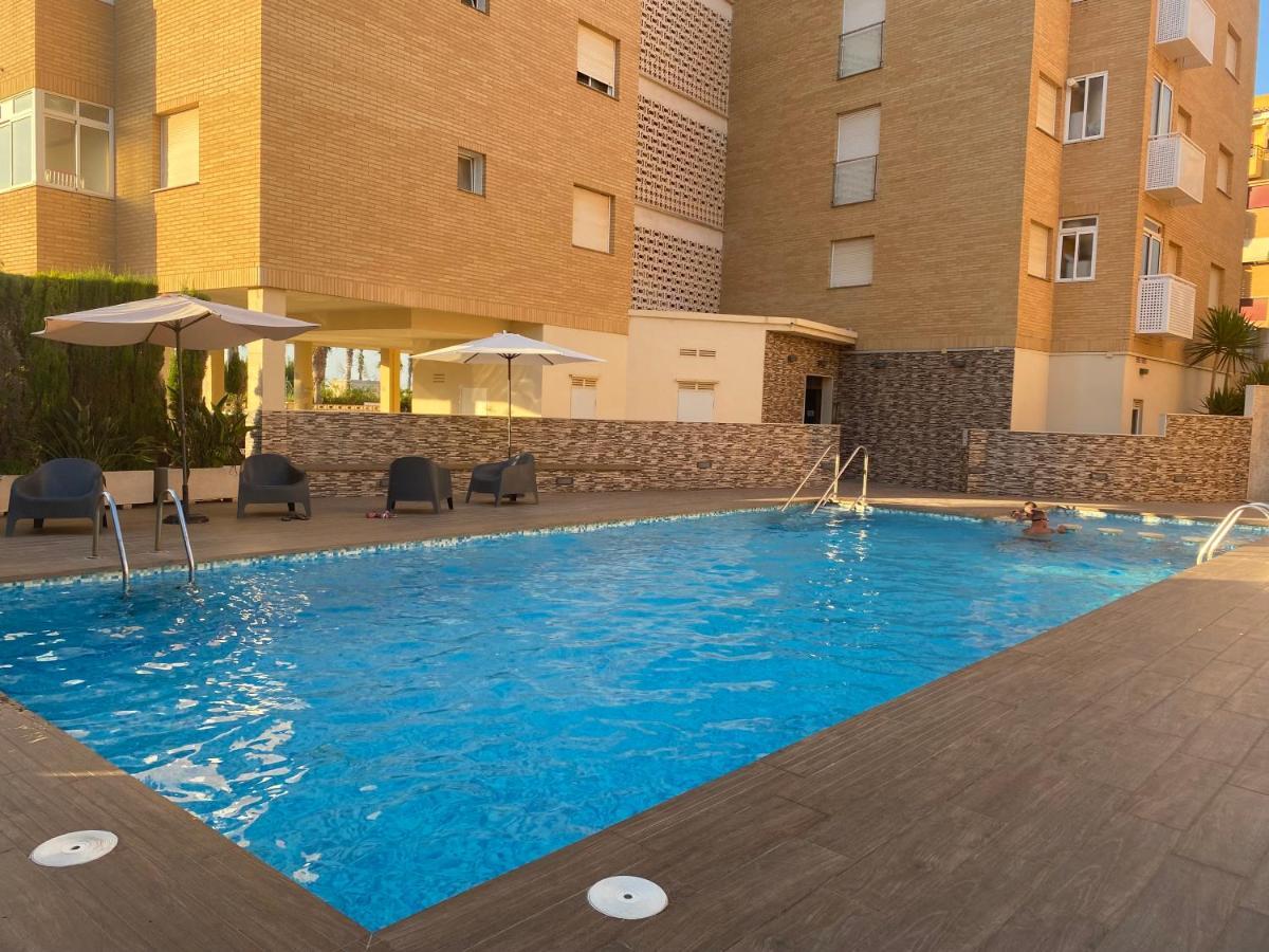 Apartamento A 100 Metros De La Playa Con Grande Terraza Y Vistas Al Mar Daimus Kültér fotó