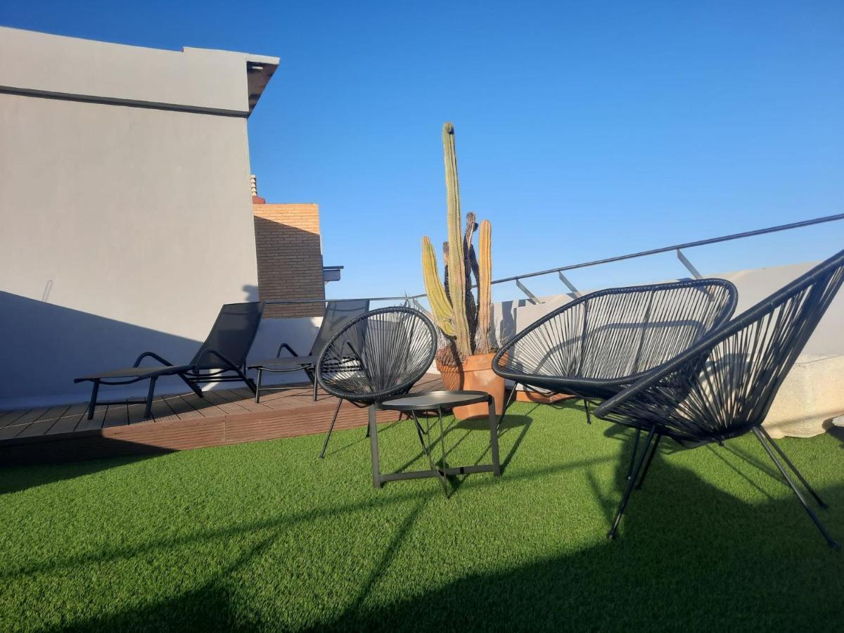 Apartamento A 100 Metros De La Playa Con Grande Terraza Y Vistas Al Mar Daimus Kültér fotó