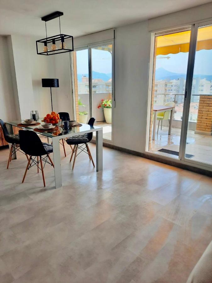 Apartamento A 100 Metros De La Playa Con Grande Terraza Y Vistas Al Mar Daimus Kültér fotó
