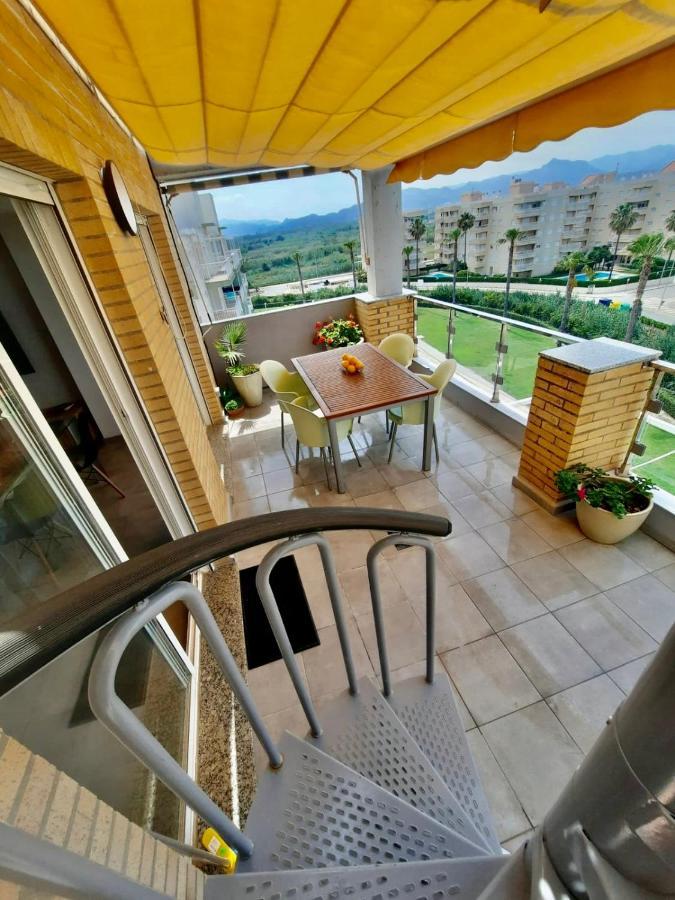 Apartamento A 100 Metros De La Playa Con Grande Terraza Y Vistas Al Mar Daimus Kültér fotó
