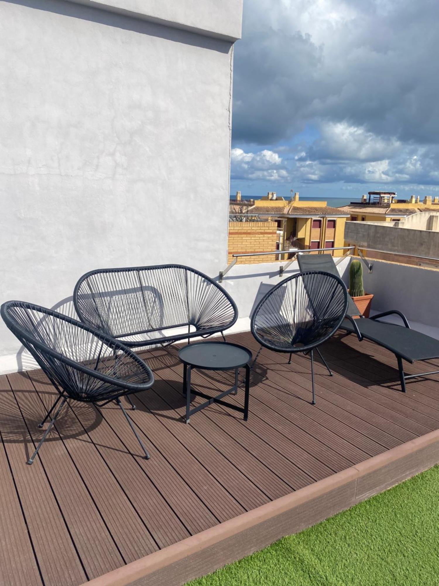 Apartamento A 100 Metros De La Playa Con Grande Terraza Y Vistas Al Mar Daimus Kültér fotó