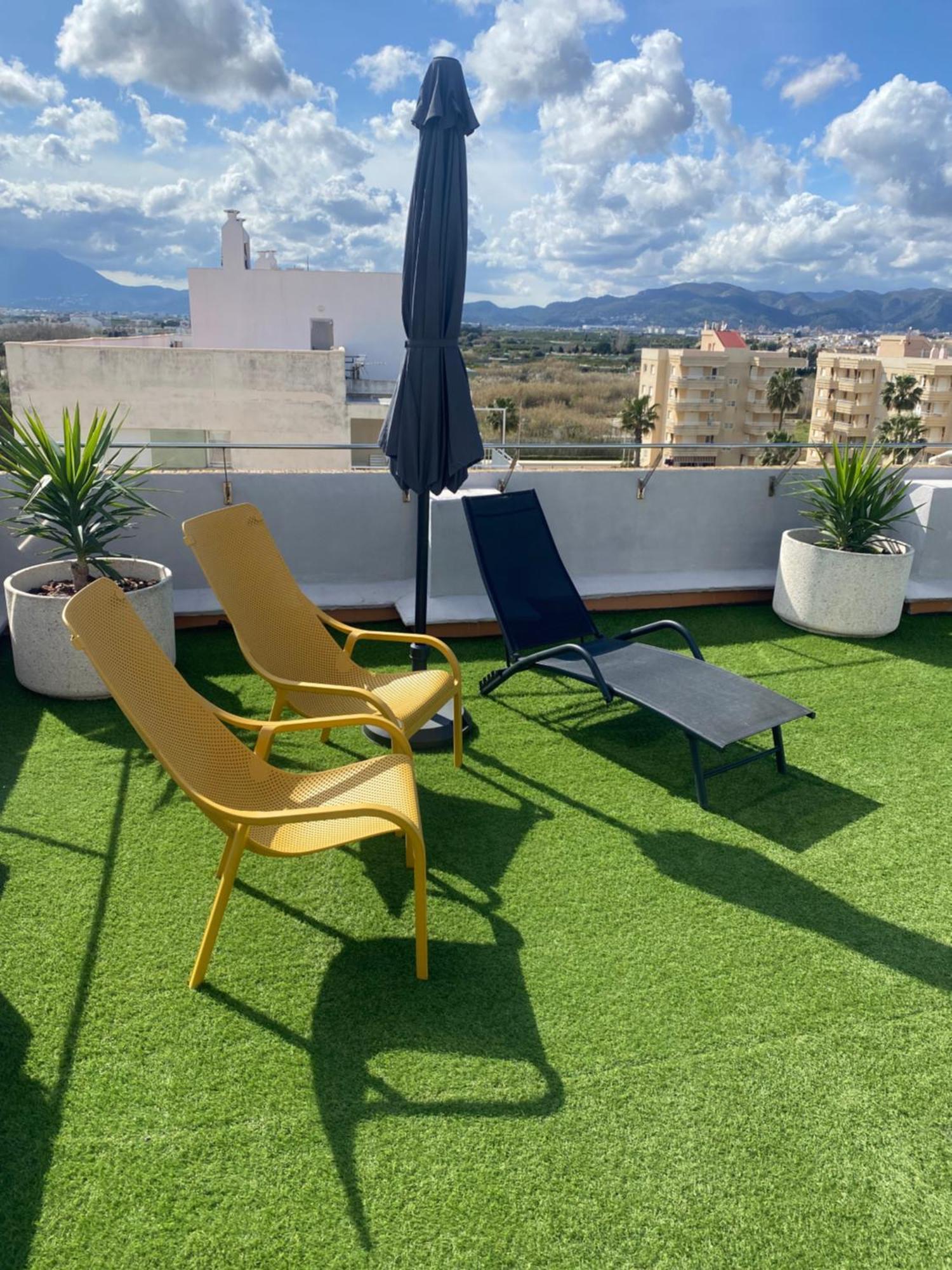 Apartamento A 100 Metros De La Playa Con Grande Terraza Y Vistas Al Mar Daimus Kültér fotó