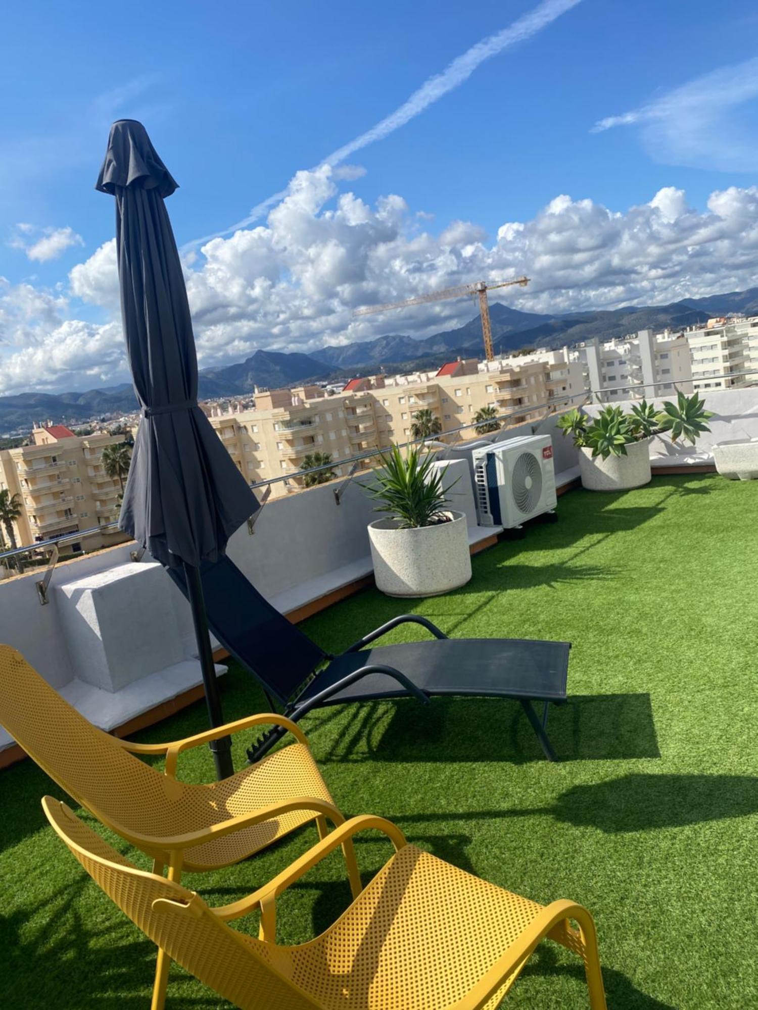 Apartamento A 100 Metros De La Playa Con Grande Terraza Y Vistas Al Mar Daimus Kültér fotó